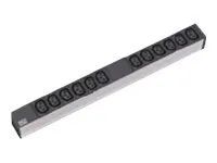 Bachmann LOCKABLE - Steckdosenleiste (Rack - einbaufähig) - Ausgangsanschlüsse: 12 (power IEC 60320 C13)