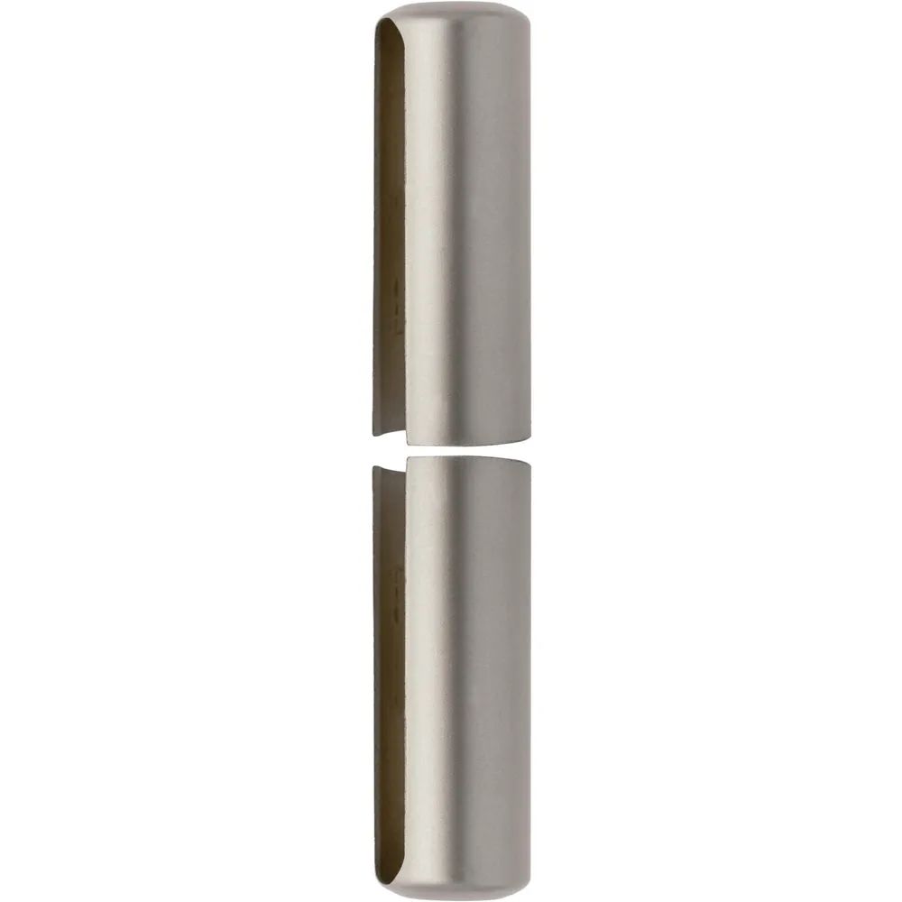 OTLAV Aufsteckhülsen, flachrund, Band ø 20 mm, Kunststoff vernickelt matt