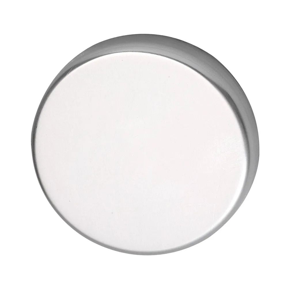Grundmann Blindrosette WG ø 50 mm, mit Anschraubträger T, silber eloxiert