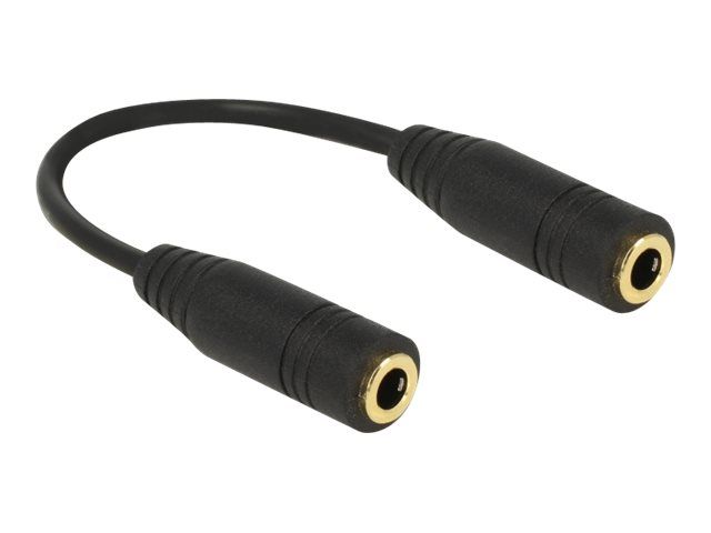 Delock Audiokoppler - 4-poliger Mini-Stecker weiblich zu 4-poliger Mini-Stecker weiblich