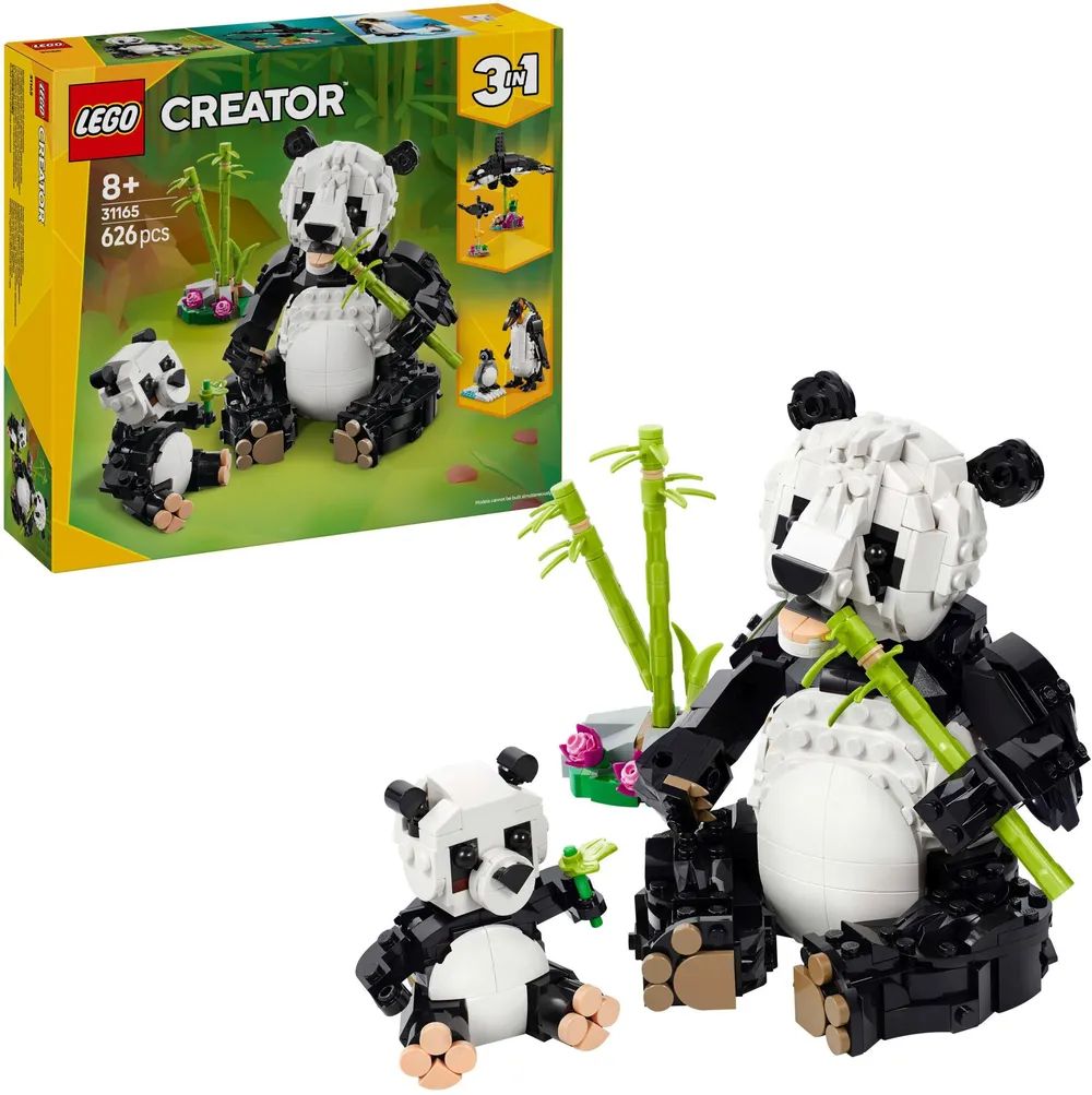 LEGO Creator Wilde Tiere Pandafamilie 31165