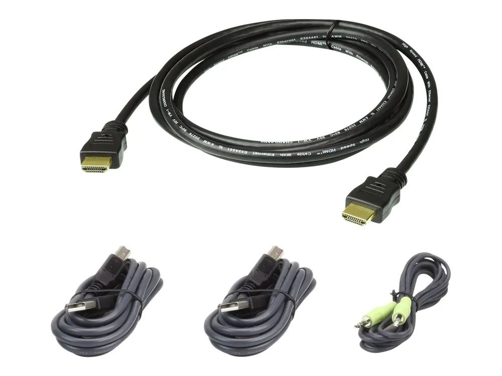ATEN 2L-7D02UHX4 - Tastatur- / Video- / Maus- (KVM-)