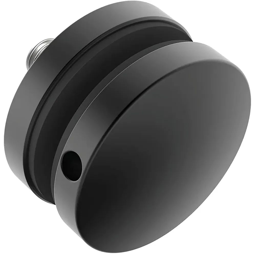 Umakov Group  Glaspunkthalter für 8 - 17,52 mm, ø 50 mm, Edelstahl schwarz matt RAL9005