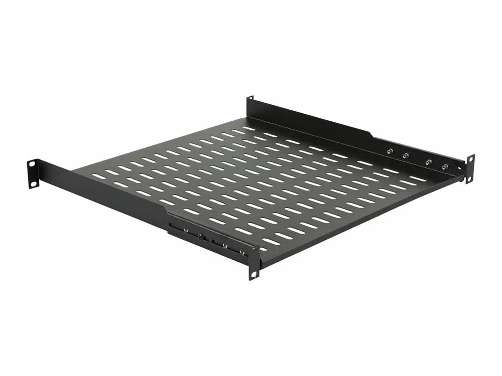 Lanview by Logon - Rack - Regal - for 450 mm depth rack - Schwarz - 1U - 48.3 cm (19")