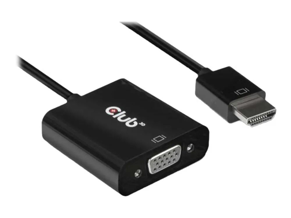 Club 3D CAC-1302 - Videoadapter - HDMI männlich zu HD-15 (VGA)