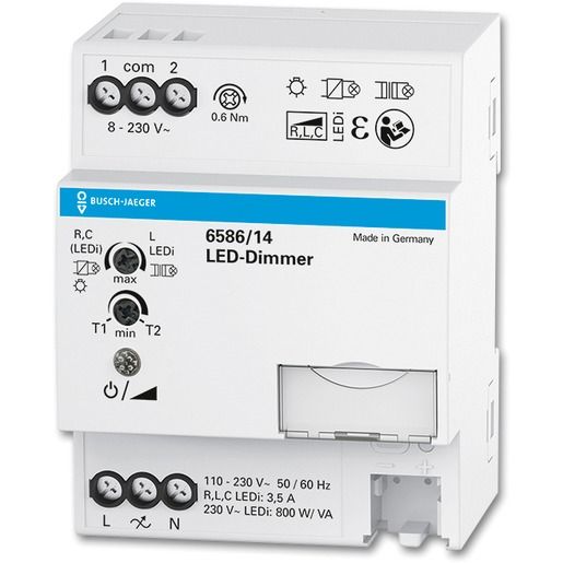 Busch-Jaeger LED-DIMMER REG 800 VA / BUSCH 6586/14 2CKA006590A0192