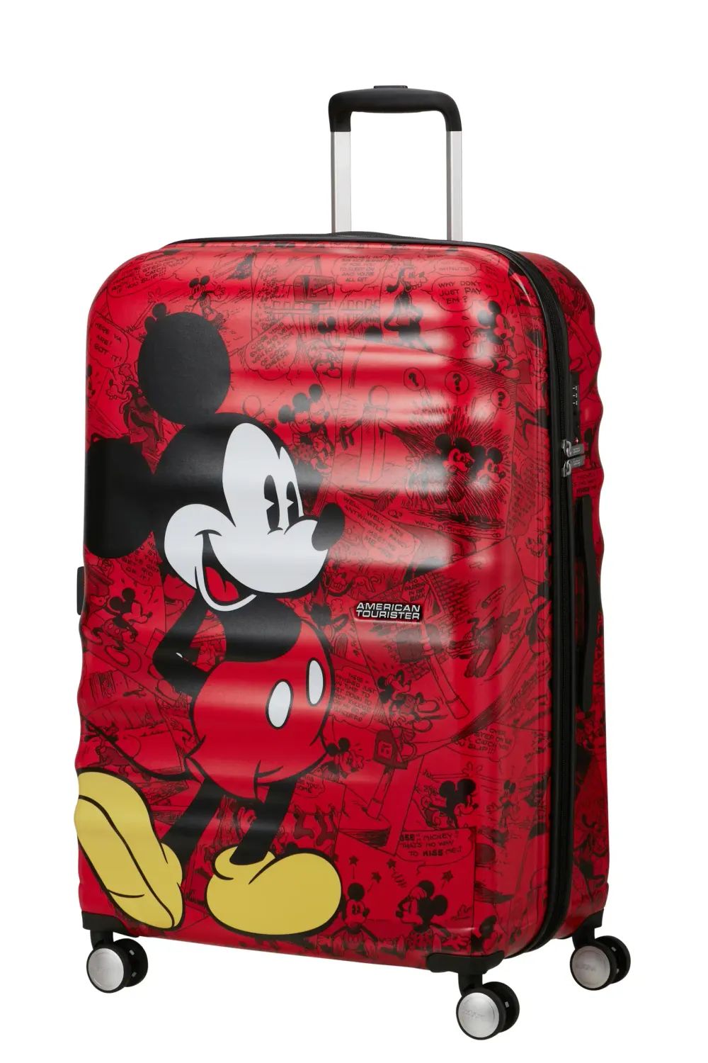 AMERICAN TOURISTER WAVEBREAKER SPIN.77/28, MICKEY COMICS RED