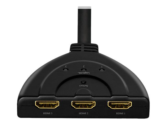 LogiLink Video/audio splitter/switch - 3 x HDMI