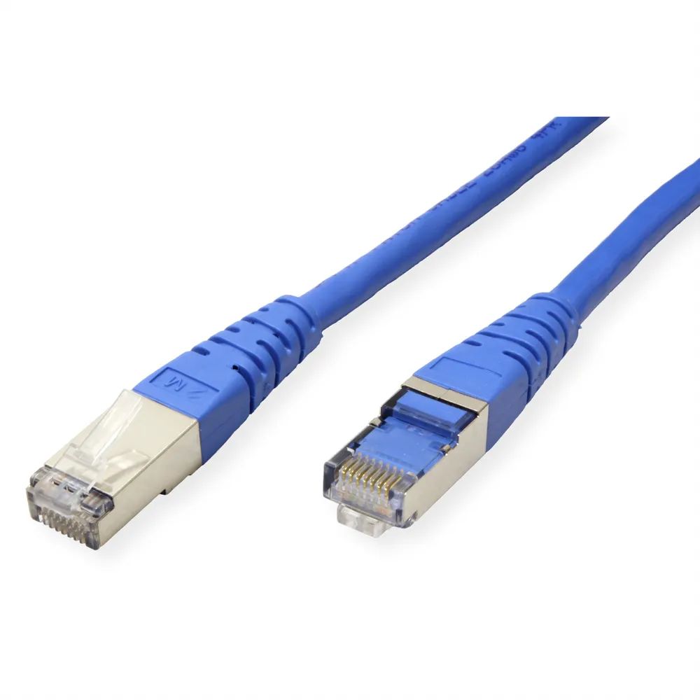 ROLINE Patchkabel Cat.6 (Class E) S/FTP (PiMF), blau, 7 m
