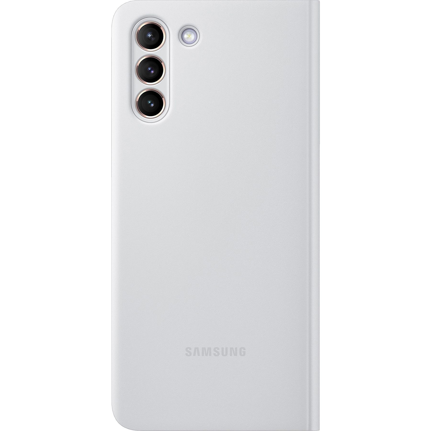 Samsung Clear View Cover "EF-ZG996" für Galaxy S21+, Hellgrau