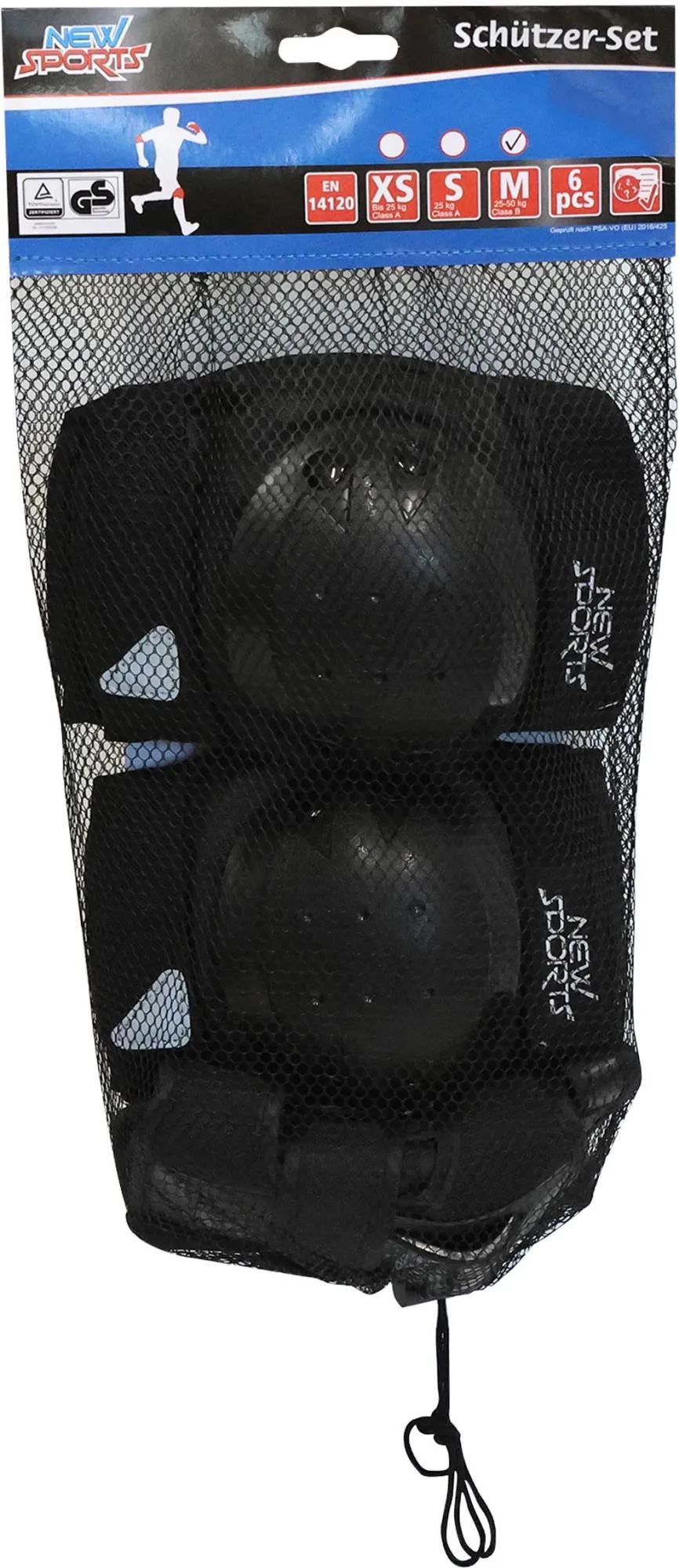 VEDES Großhandel GmbH - Ware NSP Schützer-Set schwarz, Gr.M 25-50kg