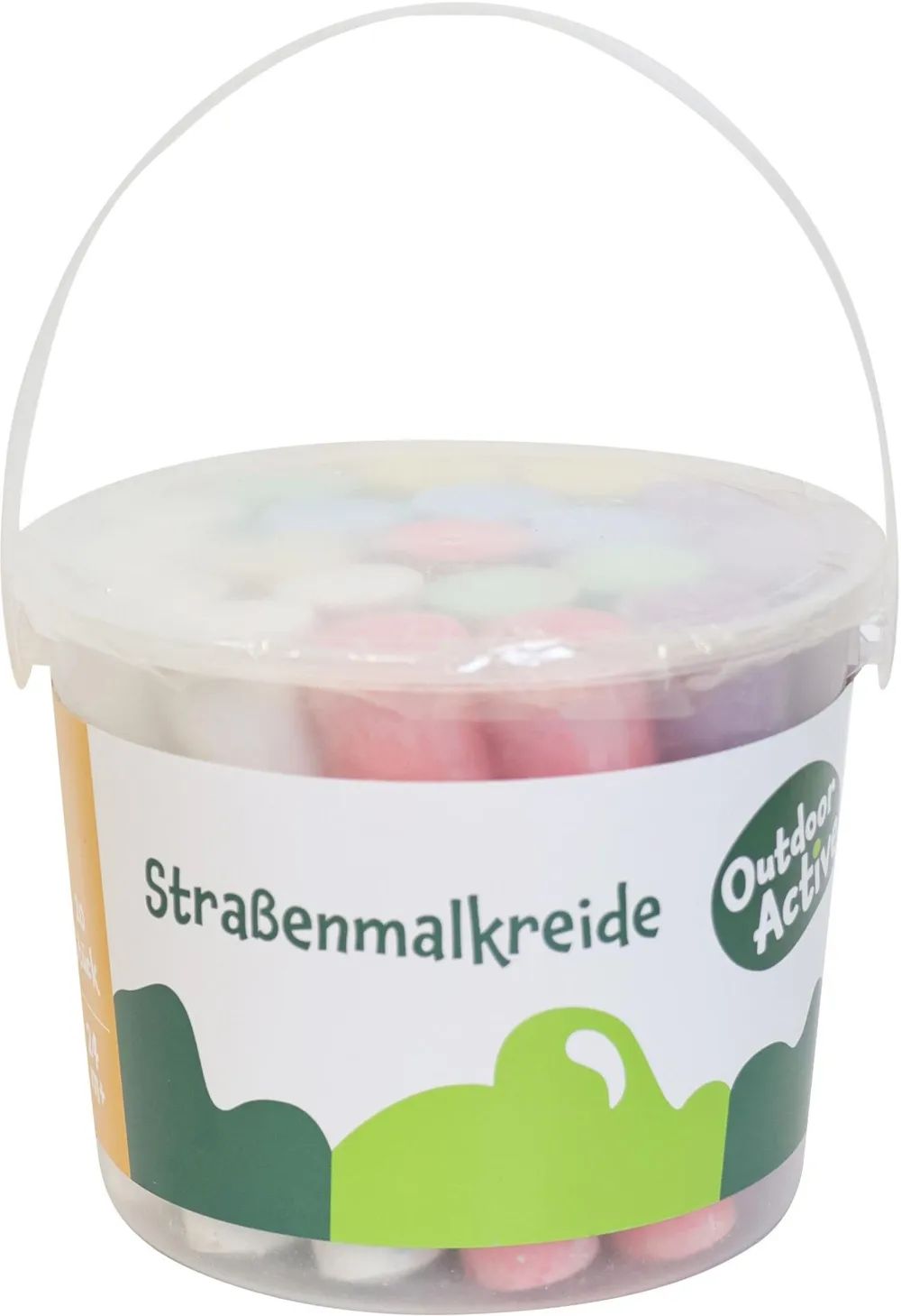 VEDES Großhandel GmbH - Ware OA Straßenmalkreide im Eimer, 20 Stück