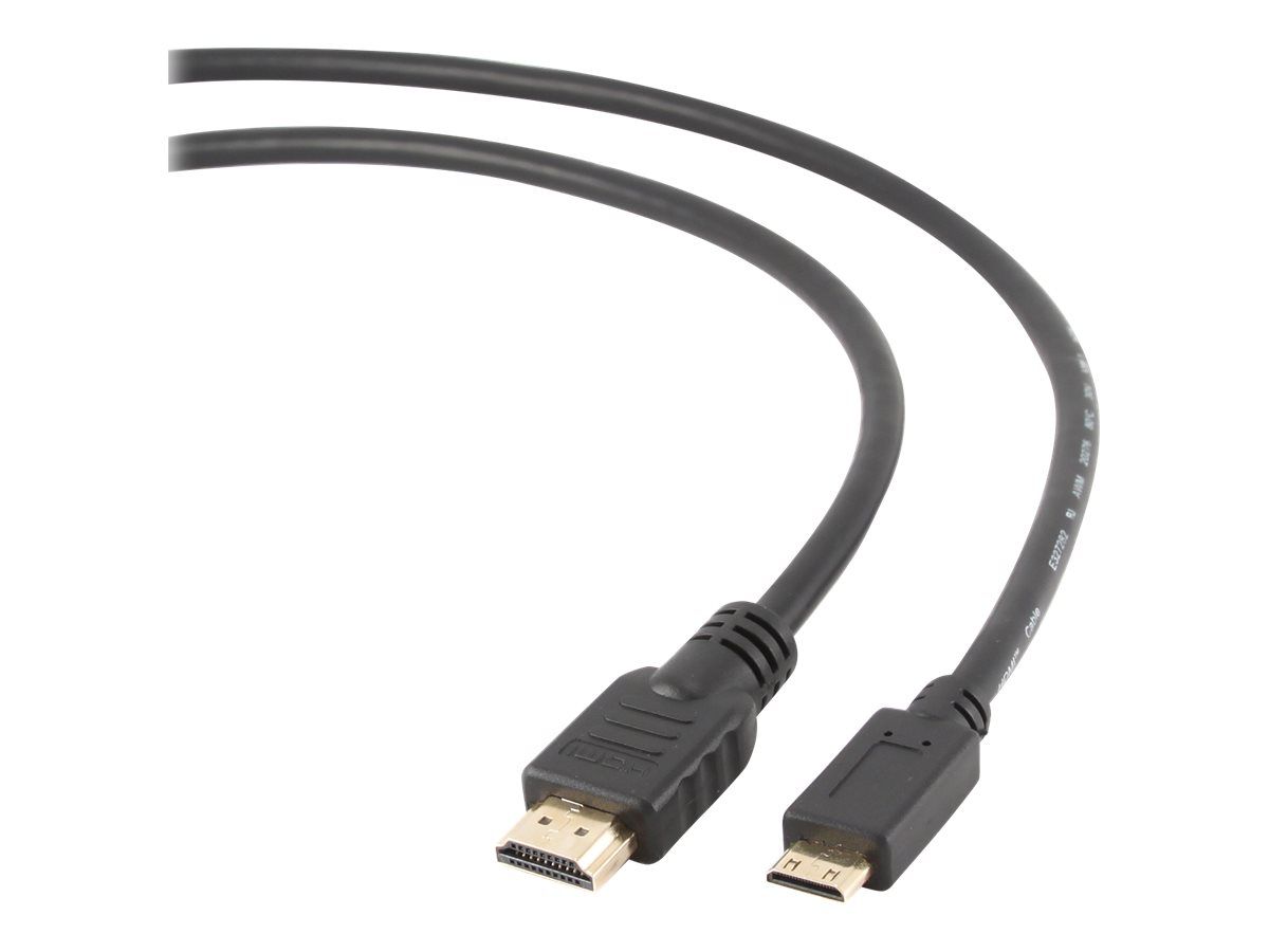 Gembird Cablexpert - HDMI-Kabel mit Ethernet - 19 pin mini HDMI Type C männlich zu HDMI männlich