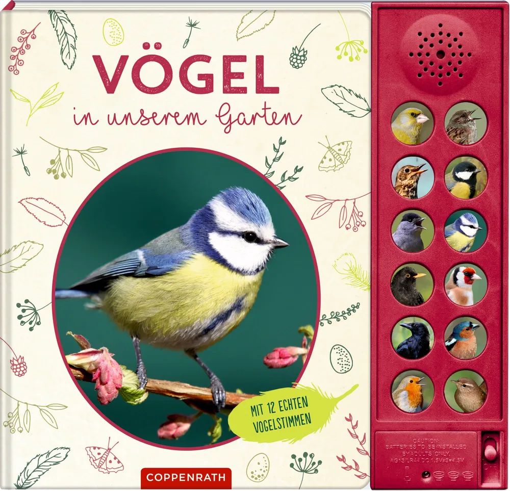 Coppenrath Verlag GmbH & Co.KG Vögel in unserem Garten (Soundbuch)