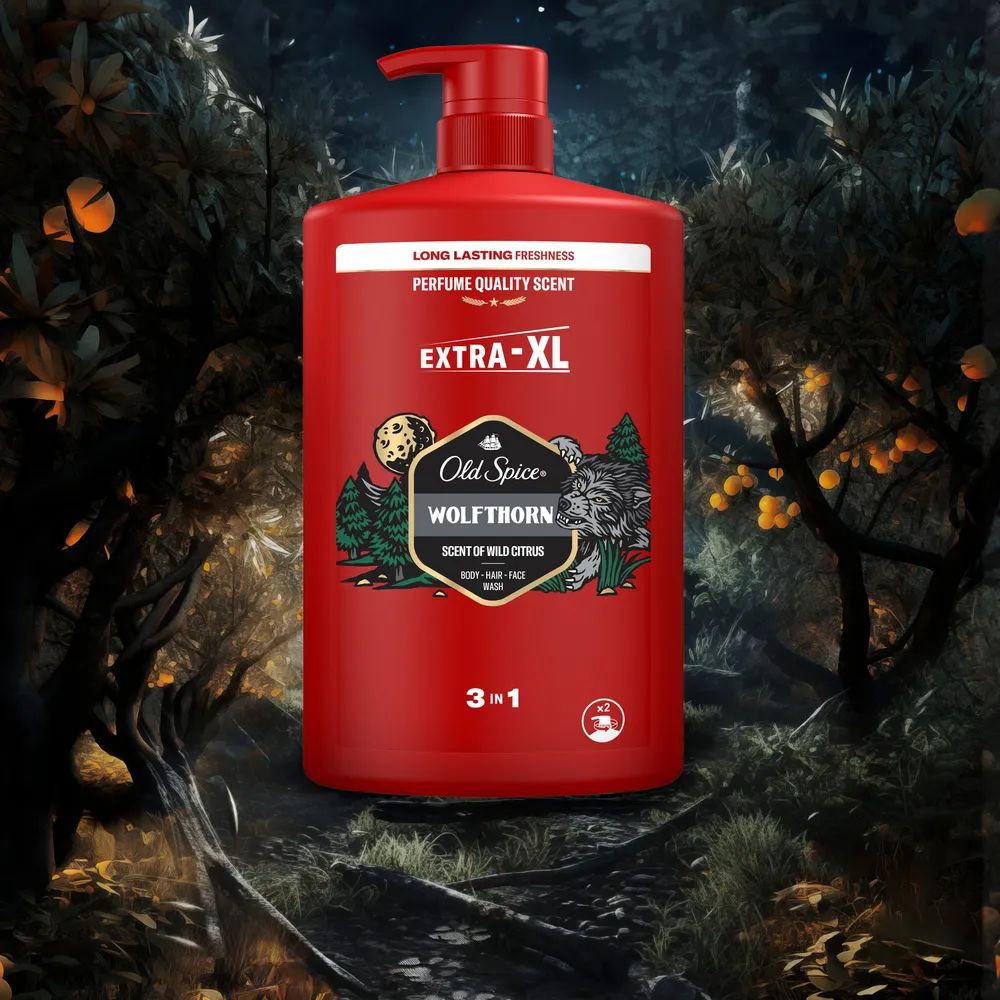 Old Spice 3-in-1 Duschgel Wolfthorn