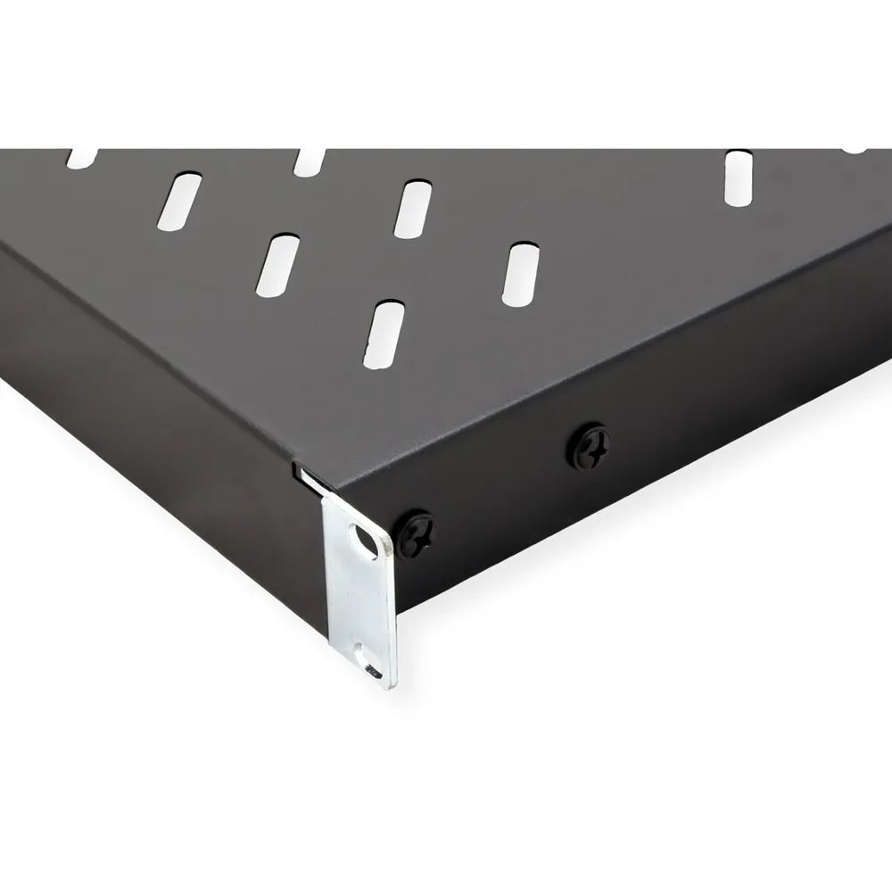 VALUE 19-Zoll-Fachboden 1HE tiefenvariabel, 440 x 700 mm, 50kg Traglast