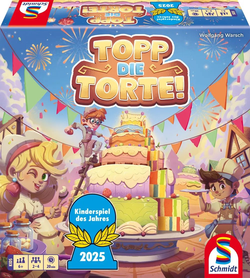 Schmidt Topp die Torte! Kinderspiel des Jahres 2025