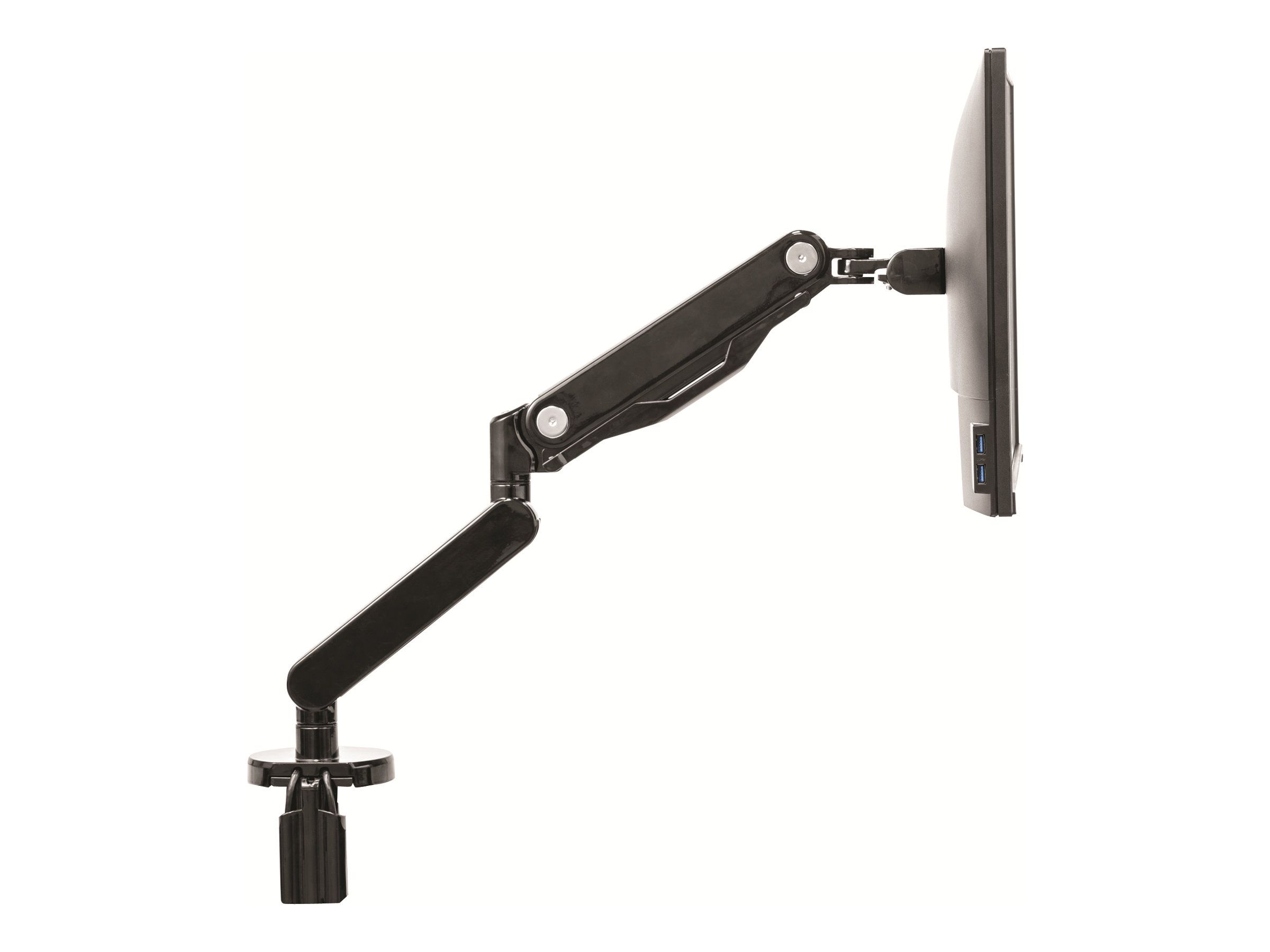 Fellowes Platinum Monitor Arm - Befestigungskit - einstellbarer Arm - für Monitor - Aluminium, Stahl, Kunststoff - Schwarz - Bildschirmgröße: bis zu 81,3 cm (bis zu 32 Zoll)