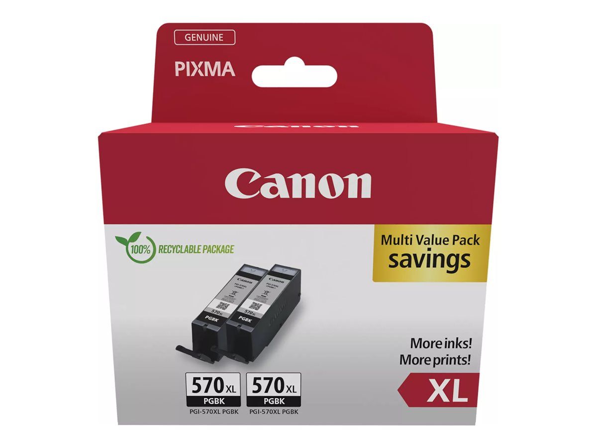 Canon PGI-570PGBK XL Twin Pack - 2er-Pack - 22 ml