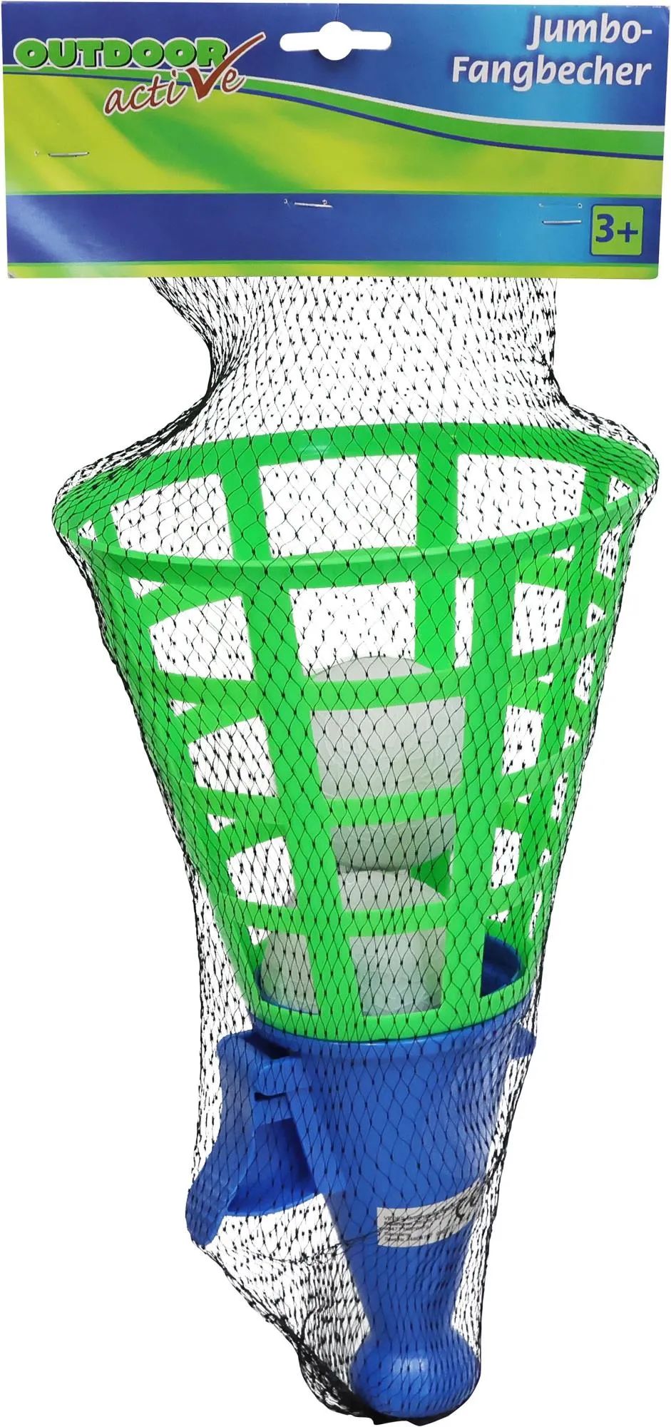 VEDES Großhandel GmbH - Ware OA Jumbo-Fangbecher Set m.2 Bällen,#34cm
