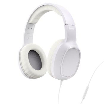 Hama Kopfhörer "Fun C", On-Ear, Mikrofon, einseitige Kabelführung, USB-C, Weiß