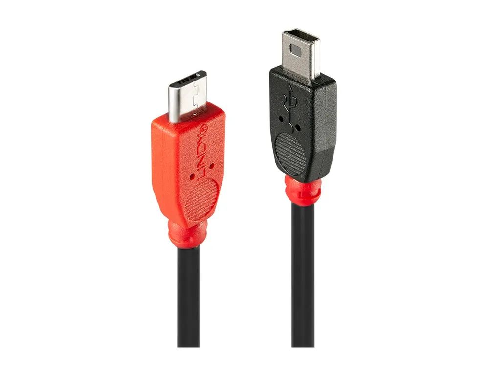 Lindy USB-Kabel - Mini-USB, Typ B (M) zu Micro-USB Typ B (M)