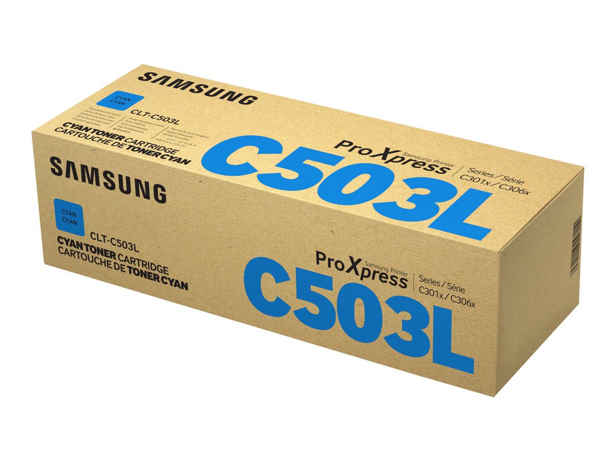 Samsung CLT-C503L - Hohe Ergiebigkeit - Cyan - Original - Tonerpatrone (SU014A)