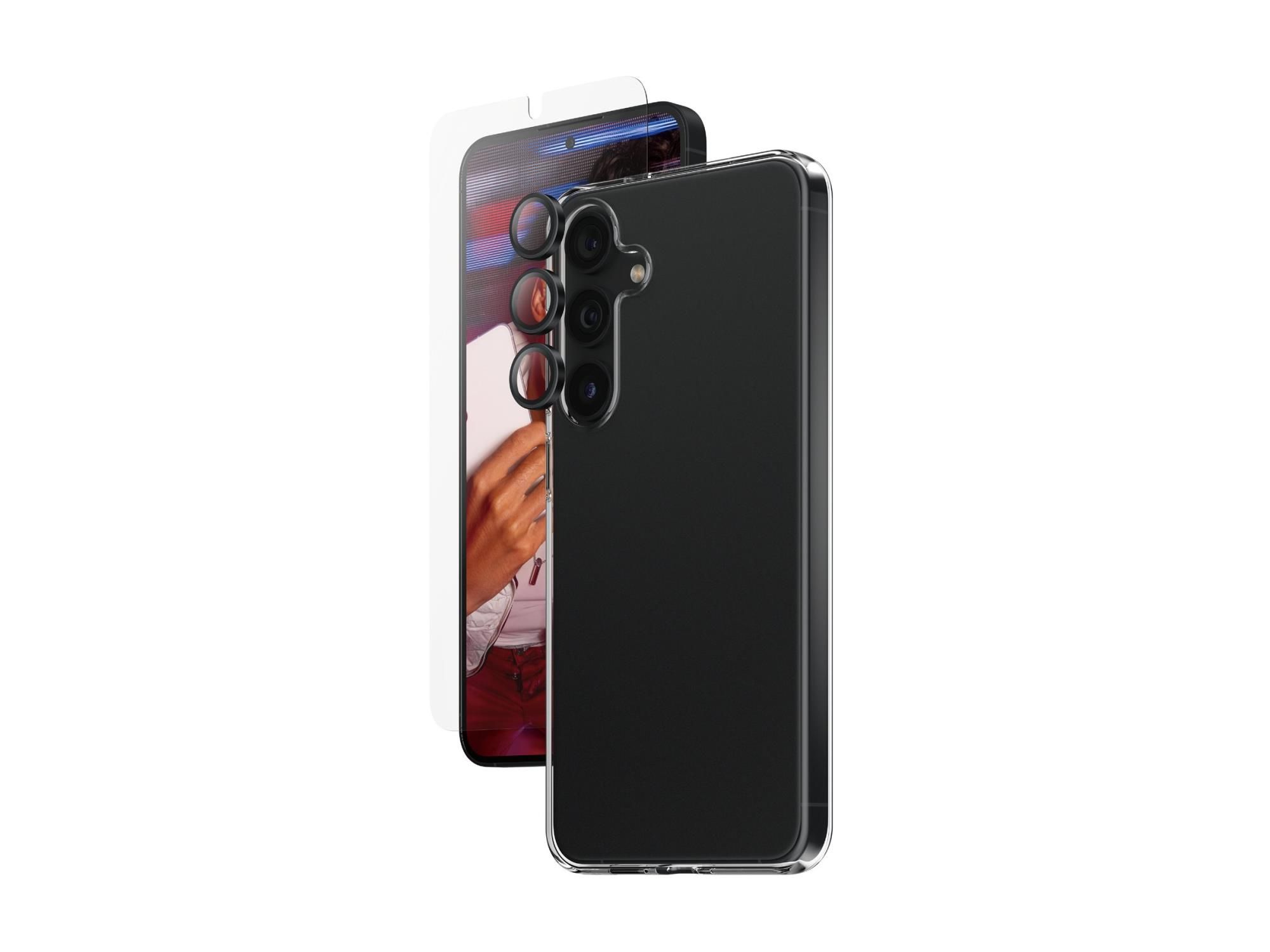 PanzerGlass SAFE. by PanzerGlass - 3-in-1 Schutzpacket - hintere Abdeckung für Mobiltelefon - Thermoplastisches Polyurethan (TPU)