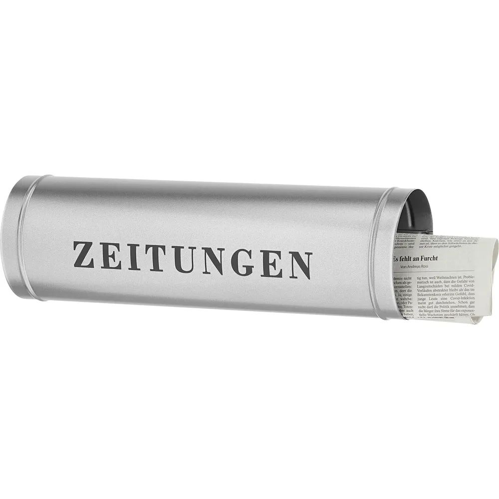 Burg-Wächter BURG Zeitungsbox FERROSTAR, Stahl verzinkt silberfärbig