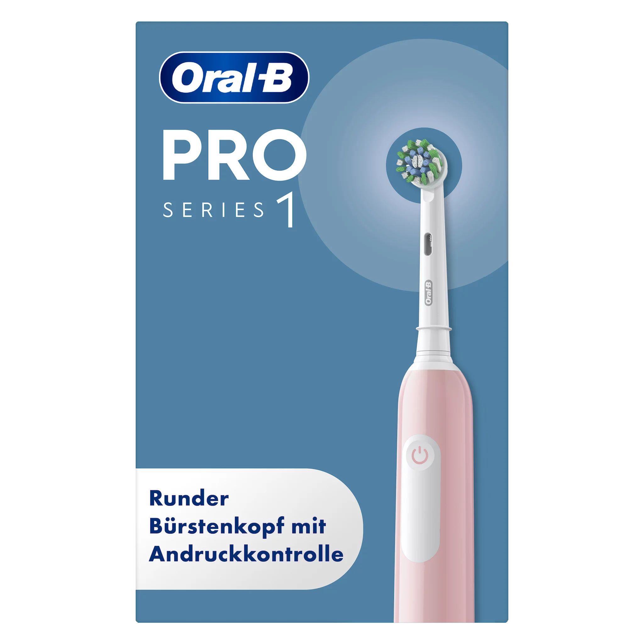 Oral-B Pro 1 Cross Action Pink mit Reiseetui