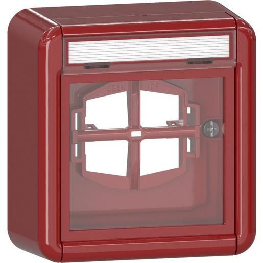 Gira ABD.BSF +GLASSCHEIBE WG AP ROT / GIRA 320630 AUFPUTZ 320630
