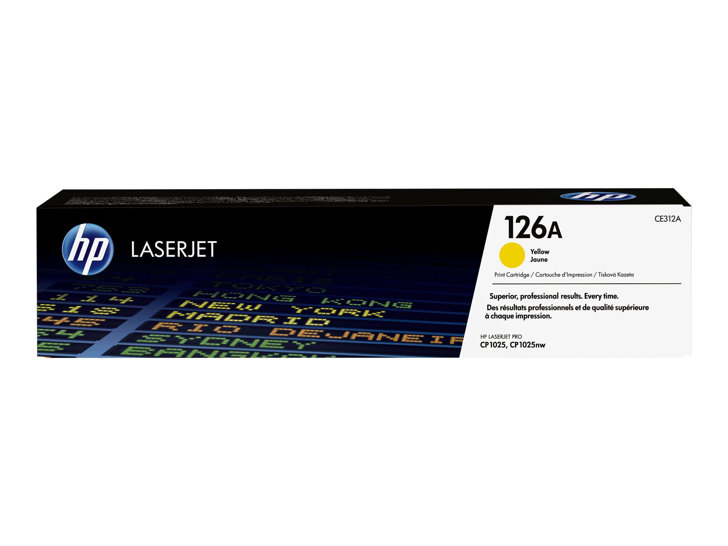 HP 126A - Gelb - original - LaserJet - Tonerpatrone (CE312A)