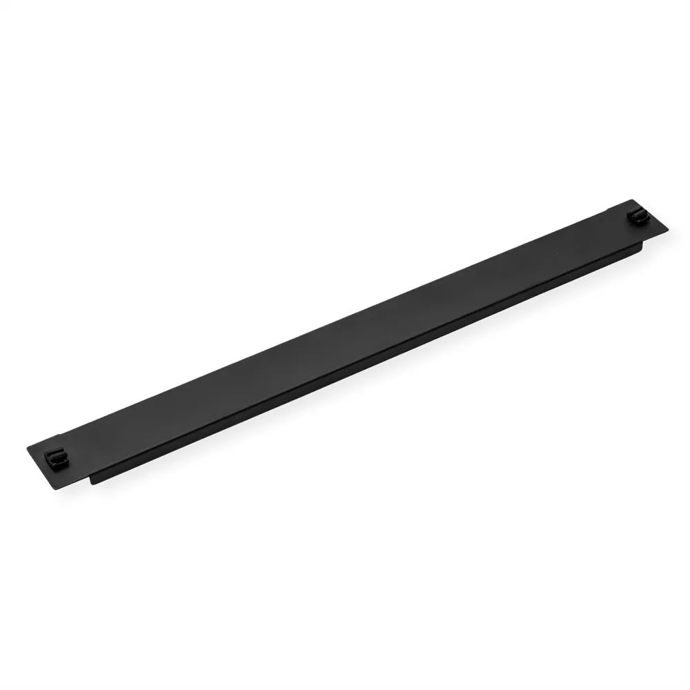 VALUE 19-Zoll-Blindplatte Snap-in, 1 HE, schwarz
