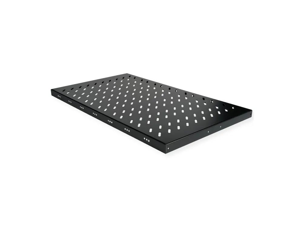 ROLINE Rack - Regal - 770 mm tief, Tragfähigkeit 50 kg - RAL 9005, Jet Black - 1U - 48.3 cm (19")