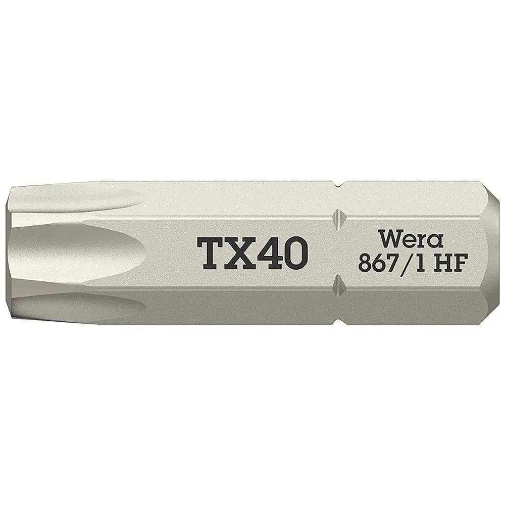 WERA Bit-Einsatz 867/1 HF 1/4 sechskant TX 40/25 mm Torx®