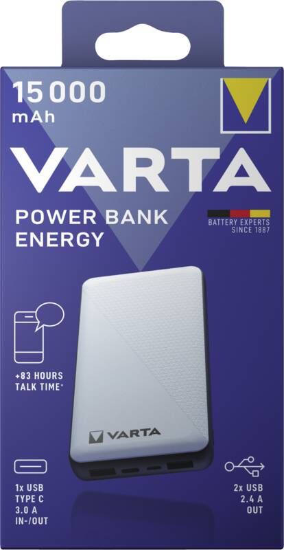 Varta Powerbank Power Bank Energy 15000