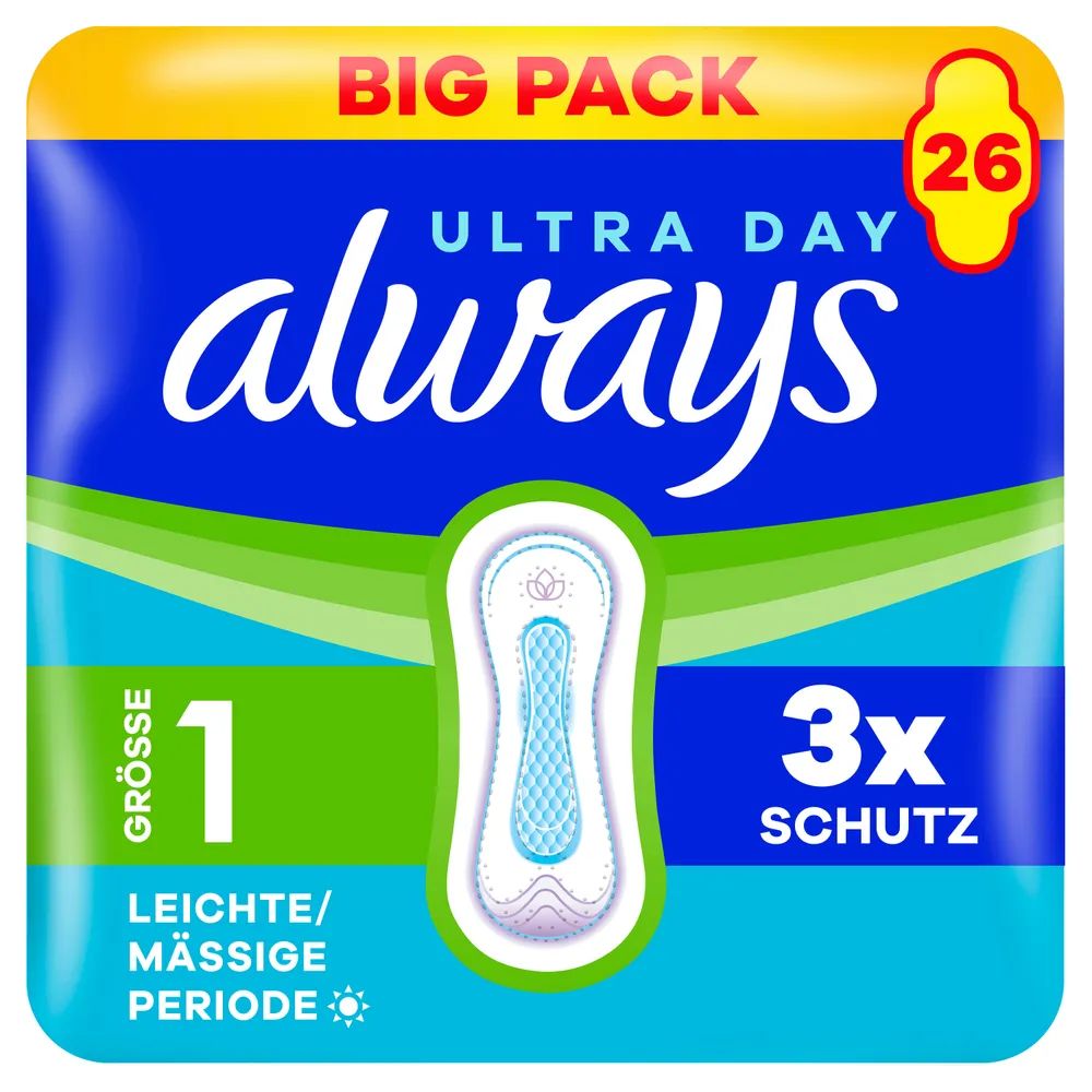 always Ultra Binde - Größe 1 - Normal BigPack 26
