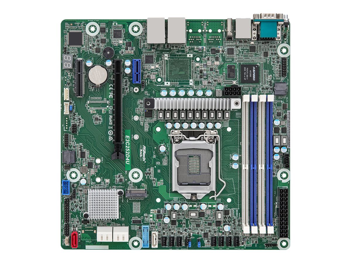 ASRock Rack E3C252D4U - Motherboard - micro ATX