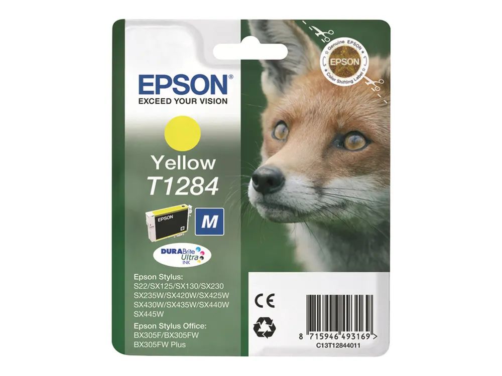Epson T1284 - Größe M - Gelb - original - Blister
