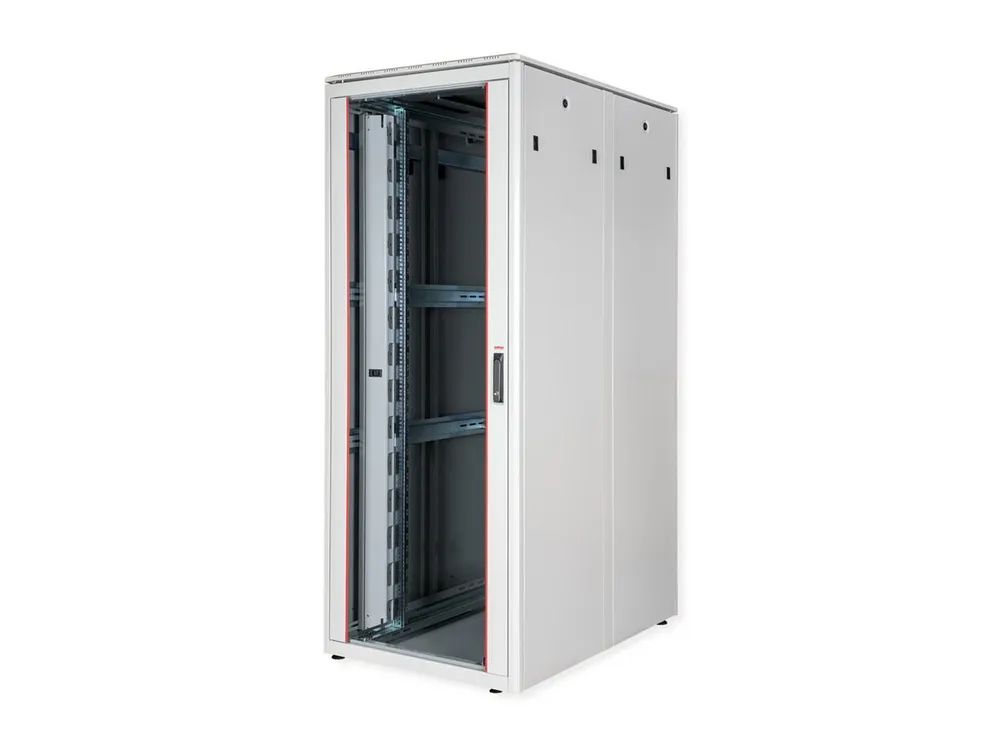 ROLINE Pro - Schrank Netzwerkschrank - mit Glastür, 800 x 1200 mm (B x T)