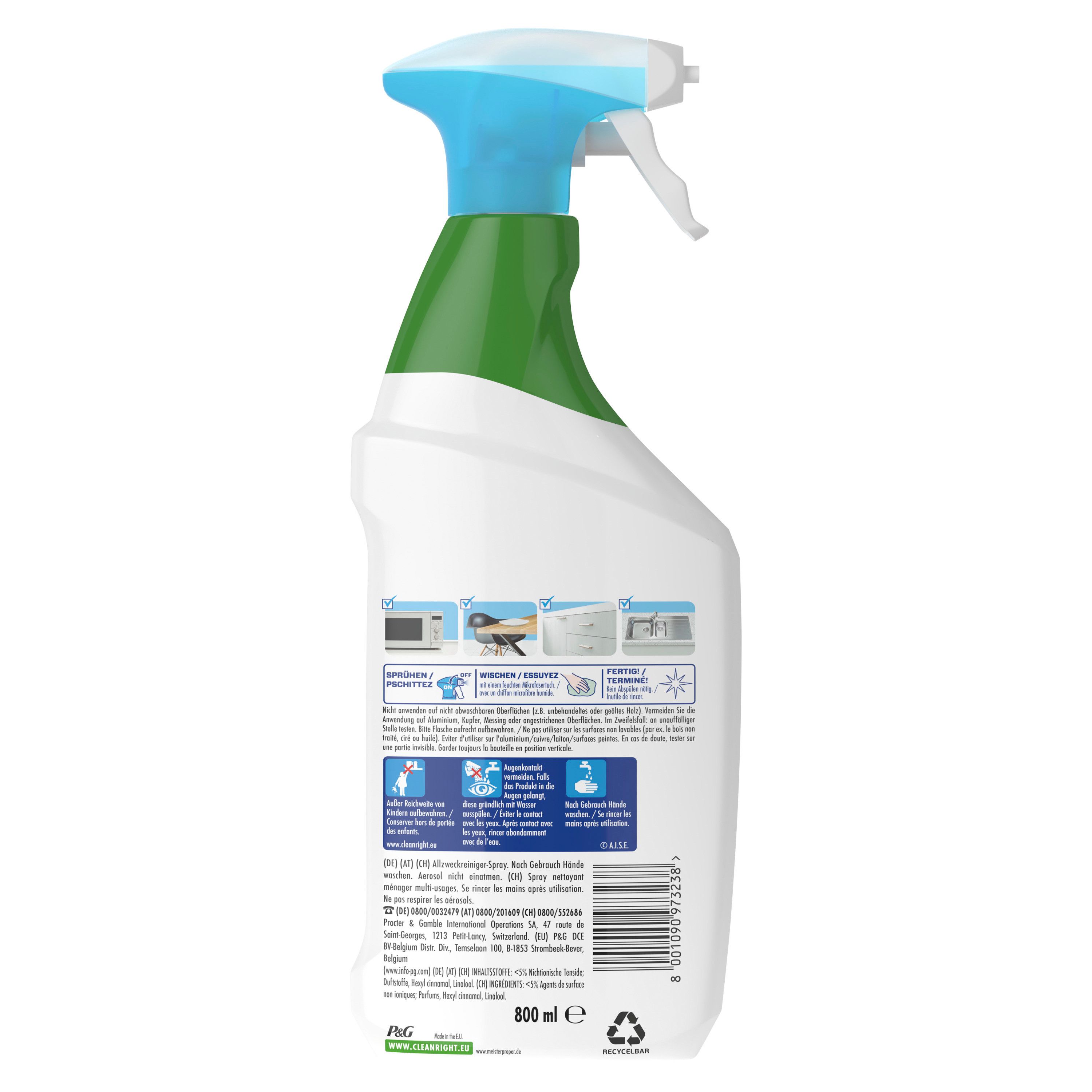 Meister Proper Sprühen-Wischen-Fertig Spray Küche 800ml