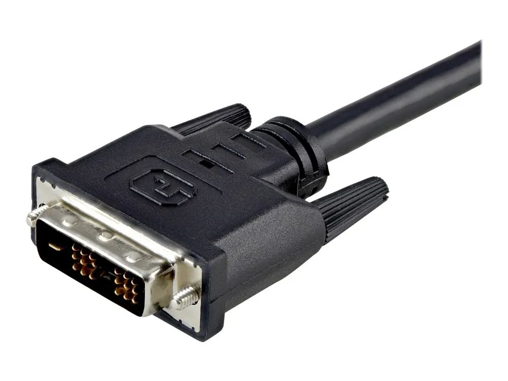 StarTech.com 2m DVI-D Single Link Kabel - St/St - DVI Monitorkabel - 1920x1200 - DVI Verbindungskabel/Anschlusskabel - Schwarz - DVI-Kabel - Single Link - DVI-D (M)