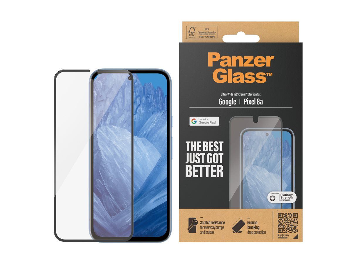 PanzerGlass Bildschirmschutz für Handy - ultrabreite Passform