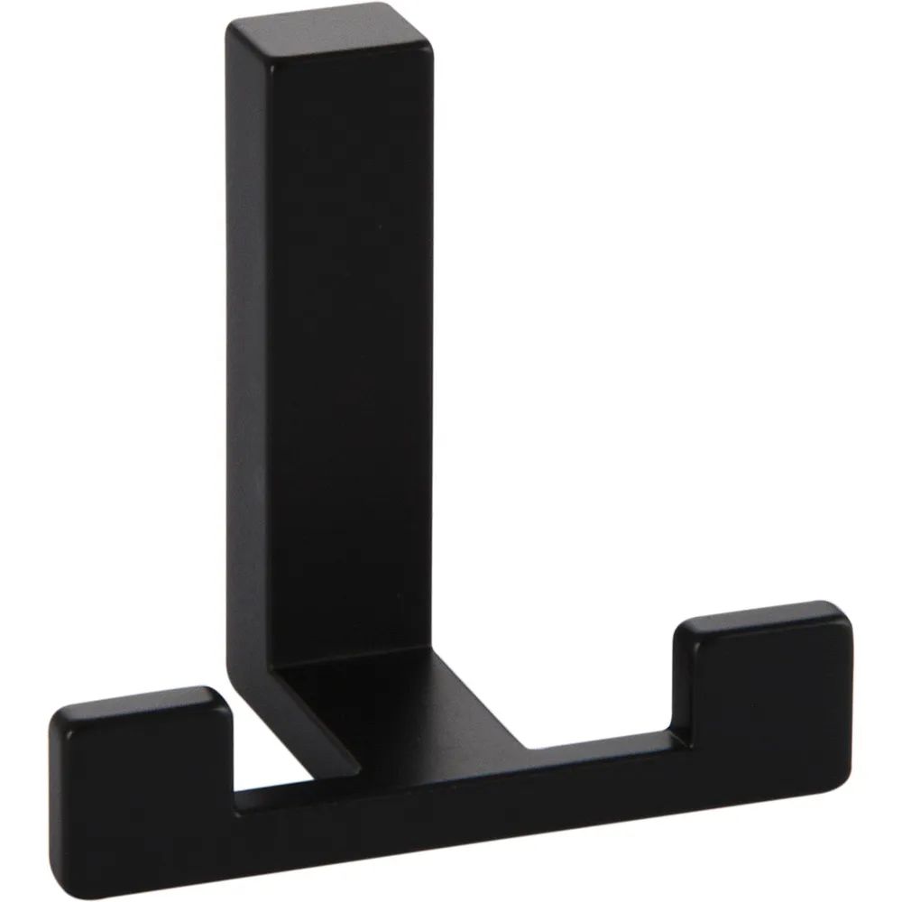 Siro Mantelhaken Doradus 1 Breite 70 mm, Höhe 61 mm, ZN schwarz matt