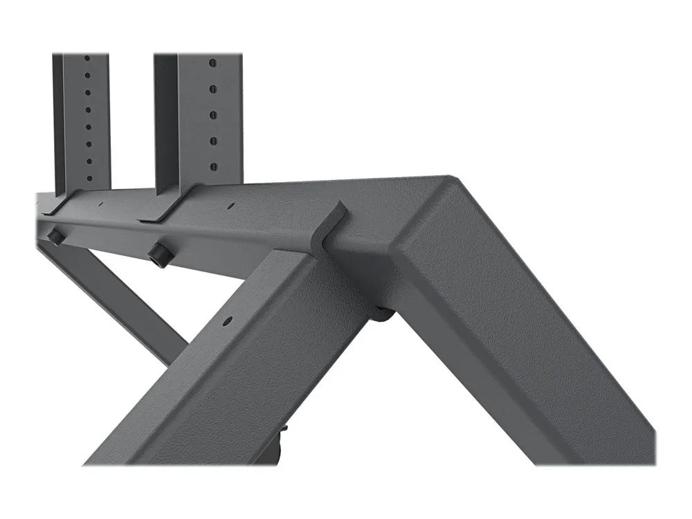 Heckler Design Heckler AV - Wagen - für LCD-Display - Stahl - Black Gray - Bildschirmgröße: 127-191 cm (50"-75")