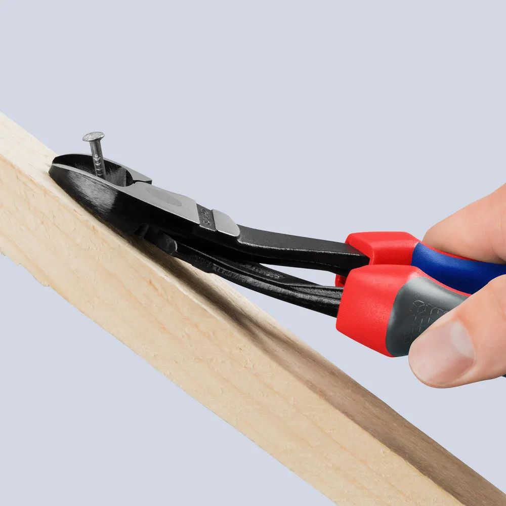 KNIPEX Kraft-Seitenschneider mit Comfort-Griffen schwarz atramentiert 250 mm