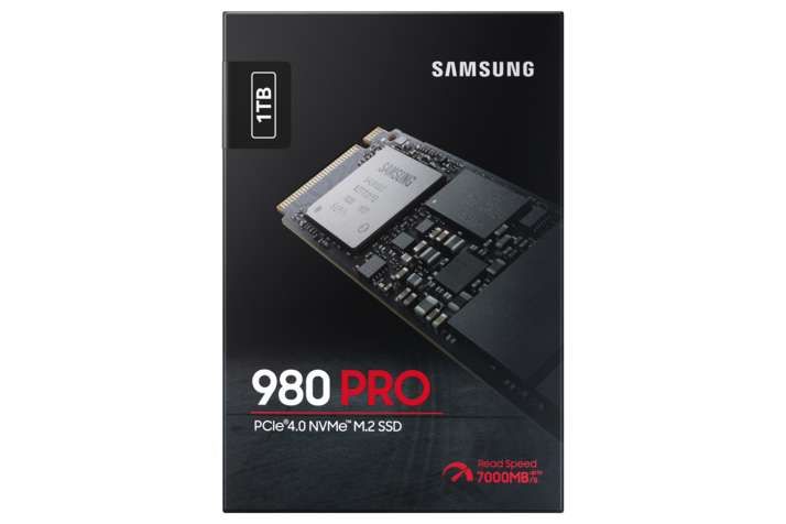 Samsung 980 PRO MZ-V8P1T0BW - 1 TB SSD - intern - M.2 2280 - PCI Express 4.0 x4 (NVMe)