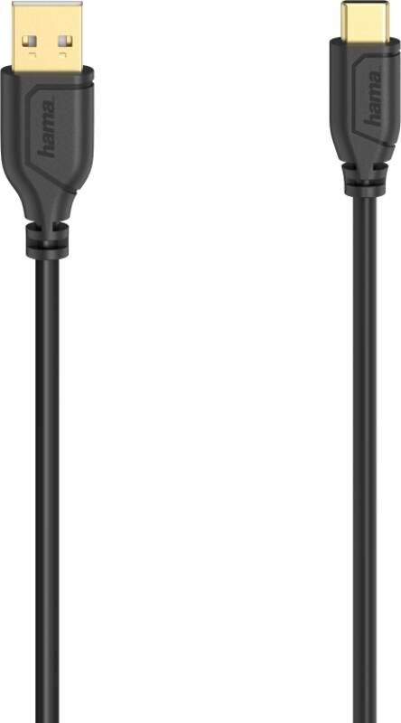 Hama 200634 USB-A auf USB-C, Flexi+Slim, 0,75m