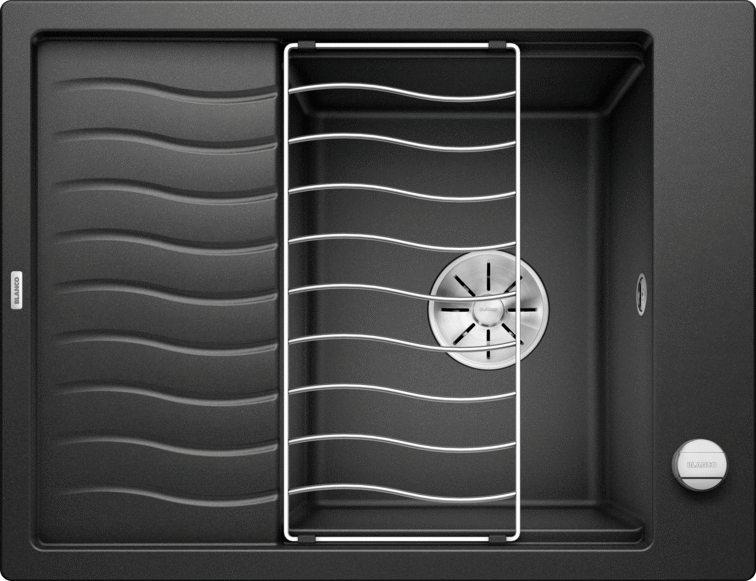 Blanco Elon 45 S SILGRANIT mit Ablauffer
