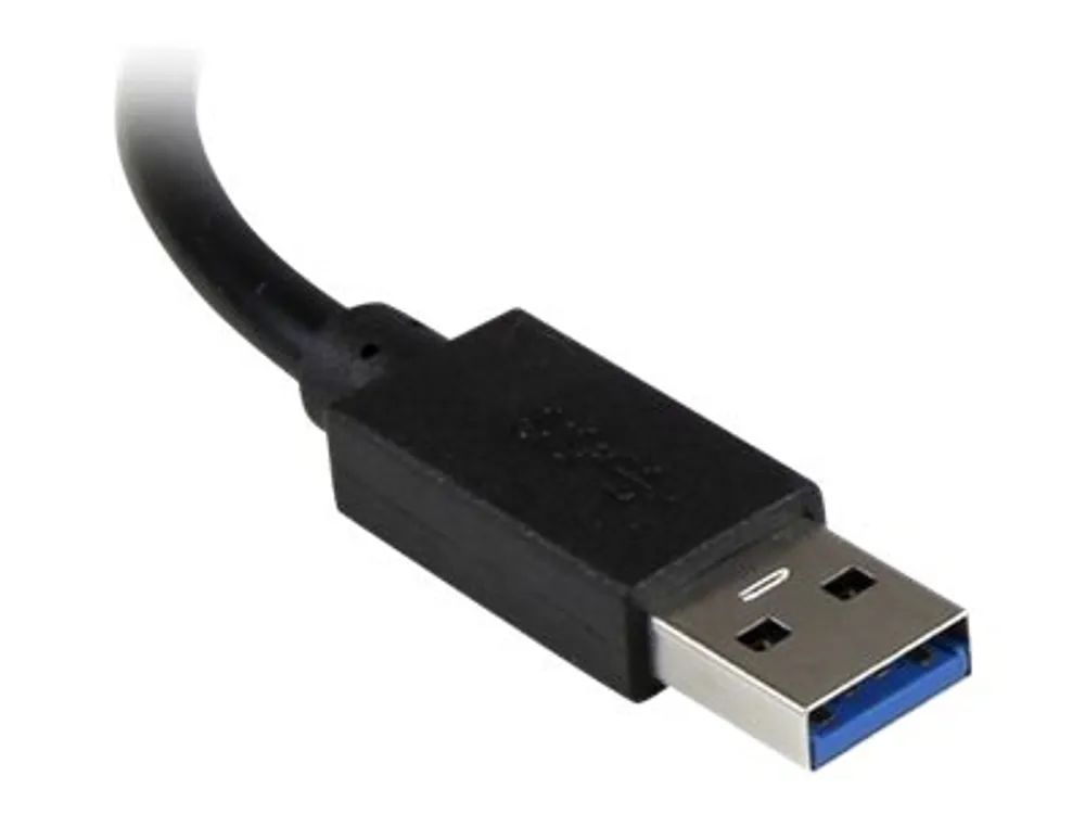 StarTech.com 3 Port USB 3.0 Hub mit Gigabit Ethernet Adapter aus Aluminum